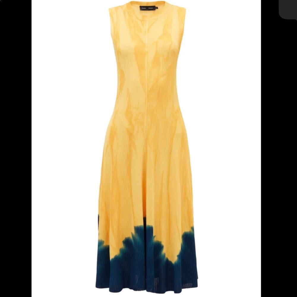 Proenza Schouler Tie Dye Knotted Back Maxi